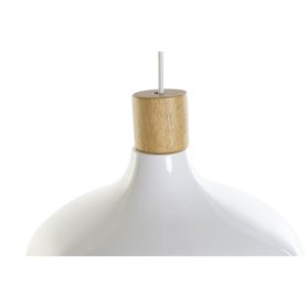 Suspension DKD Home Decor Blanc Marron Métal Pin 50 W 35,5 x 35,5 x 21