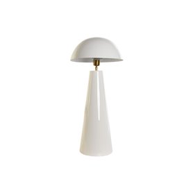 Lampe de bureau DKD Home Decor Blanc Métal Fer 50 W 220 V 31 x 31 x 70