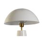 Lampe de bureau DKD Home Decor Blanc Métal Fer 50 W 220 V 31 x 31 x 70