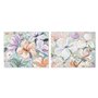 Cadre Home ESPRIT Fleurs Shabby Chic 100 x 3,7 x 80 cm (2 Unités)