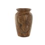 Vase Home ESPRIT Naturel Brun foncé Teck 25 x 25 x 40 cm