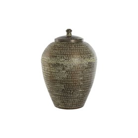 Vase Home ESPRIT Vert Aluminium 40 x 40 x 49 cm