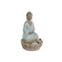 Figurine Décorative Home ESPRIT Blanc Vert Turquoise Buda Oriental 12 