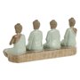 Figurine Décorative Home ESPRIT Blanc Vert Buda Oriental 24 x 9 x 11 c