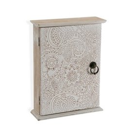 Boîte Décorative Versa Akantha Bois (7,5 x 28 x 21 cm)
