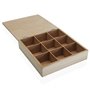 Boîte Décorative Versa Arbre Bois 24 x 6 x 24 cm