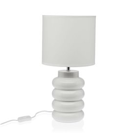 Lampe de bureau Versa Blanc Céramique 60 W 20 x 40 cm