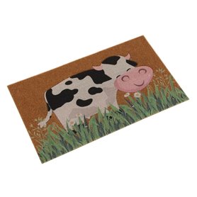 Paillasson Versa Vache Fibres de coco 40 x 2 x 70 cm