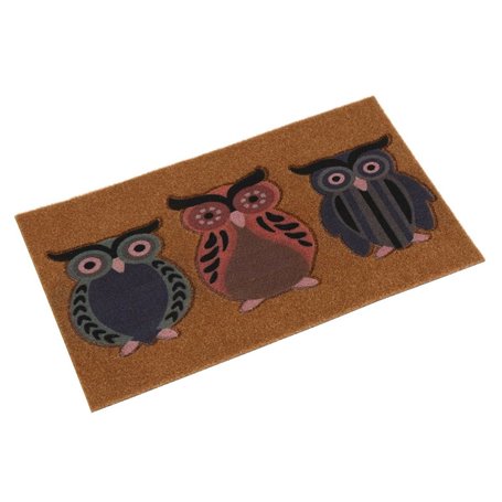 Paillasson Versa Hiboux Fibres de coco 40 x 2 x 70 cm