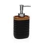 Distributeur de Savon Versa Noir Résine Bambou polypropylène ABS