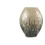 Vase Bois Gris Nacre noire DM (18 x 44,5 x 40 cm)