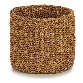 Lot de paniers Marron 3 L 5 L 8 L Algues marines (23 x 20 x 23 cm) (3 