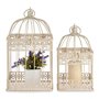 Cage 80954 Carré Métal Crème (18 x 35,5 x 18 cm) (2 pcs)