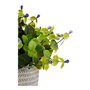 Plante décorative Lila Fleurs Gris Violet Vert Plastique