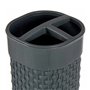 Ensemble de Bain Anthracite Plastique (3 pcs)