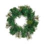 Couronne de Noël Vert Plastique 24 x 11 x 24 cm