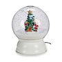 Boule de Neige Sapin de Noël 22 x 27 cm Blanc Plastique