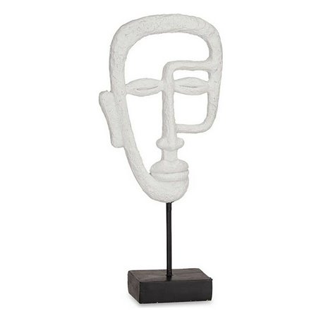 Figurine Décorative Visage Blanc Polyrésine (19,5 x 38 x 10,5 cm)