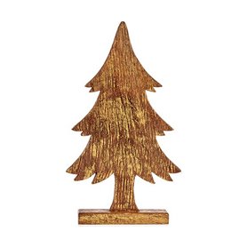 Sapin de Noël 5 x 39 x 22 cm Doré Bois