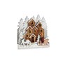 Figurine Décorative Lumière Noël ville 44 x 44,5 x 6 cm Bois Marron Bl