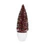 Sapin de Noël Petit Rouge Bleu Plastique 9 x 28 x 9 cm