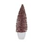 Sapin de Noël Moyen 10 x 33 x 10 cm Rose Doré