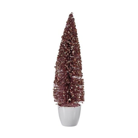 Sapin de Noël Grand 10 x 38 x 10 cm Rose Doré Plastique