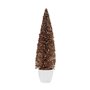 Sapin de Noël Grand 10 x 38 x 10 cm Doré Bronze Plastique