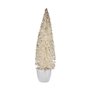 Sapin de Noël Grand 10 x 38 x 10 cm Blanc Plastique