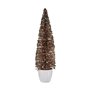 Sapin de Noël Grand 10 x 38 x 10 cm Menthe Plastique champagne