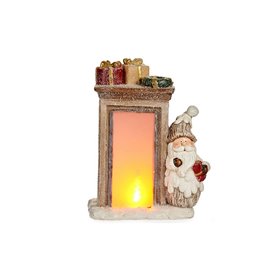 Figurine Décorative Père Noël Lumière LED 20 x 45 x 32 cm Céramique Ma