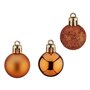 Boules de Noël Ø 3 cm Orange Plastique