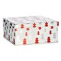 Set de boîtes décoratives Sapin de Noël Noël Rouge Argenté Blanc Carto