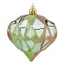 Boules de Noël Diamant Ø 8 cm Vert Plastique 8 x 9 x 8 cm