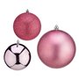 Boules de Noël Ø 10 cm Rose Plastique 10 x 11 x 10 cm