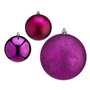 Boules de Noël Ø 10 cm Violet Plastique 10 x 13 x 10 cm