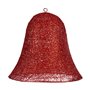 Décorations de Noël Cloche Rouge Métal 40 x 37,5 x 40 cm