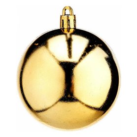 Boules de Noël Ø 7 cm Doré PVC