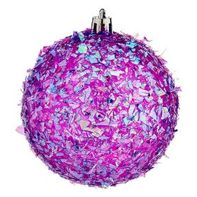 Boules de Noël Ø 8 cm Violet PVC