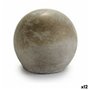 Figurine Décorative Gris Ciment Ballon (10 x 10 x 10 cm) (12 Unités)