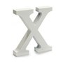 Lettre X Bois Blanc (2 x 16 x 14,5 cm) (24 Unités)