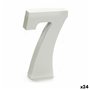 Numéro 7 Bois Blanc (2 x 16 x 14,5 cm) (24 Unités)