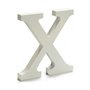 Lettre X Bois Blanc (1,8 x 21 x 17 cm) (12 Unités)