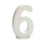 Numéro 6 Bois Blanc (2 x 16 x 14,5 cm) (24 Unités)