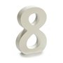 Numéro 8 Bois Blanc (2 x 16 x 14,5 cm) (24 Unités)