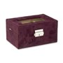 Boîte d'horloge Métal Bordeaux (16 x 8,5 x 11 cm) (6 Unités)