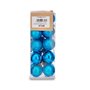 Lot de boules de Noël Ø 3 cm Bleu Plastique (12 Unités)