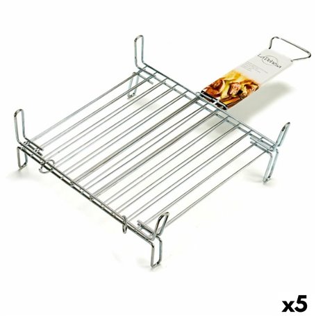 Grill Double 35 x 35 cm Acier zingué (5 Unités)