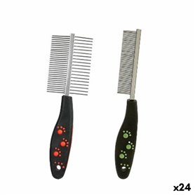 Brosse à Cheveux Polyester Acier 4 x 20,5 x 1,5 cm (24 Unités)