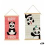 Décoration murale Ours Panda 1 x 54 x 33 cm (24 Unités)